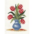 Набор для вышивания нитками Klart "Букет тюльпанов"